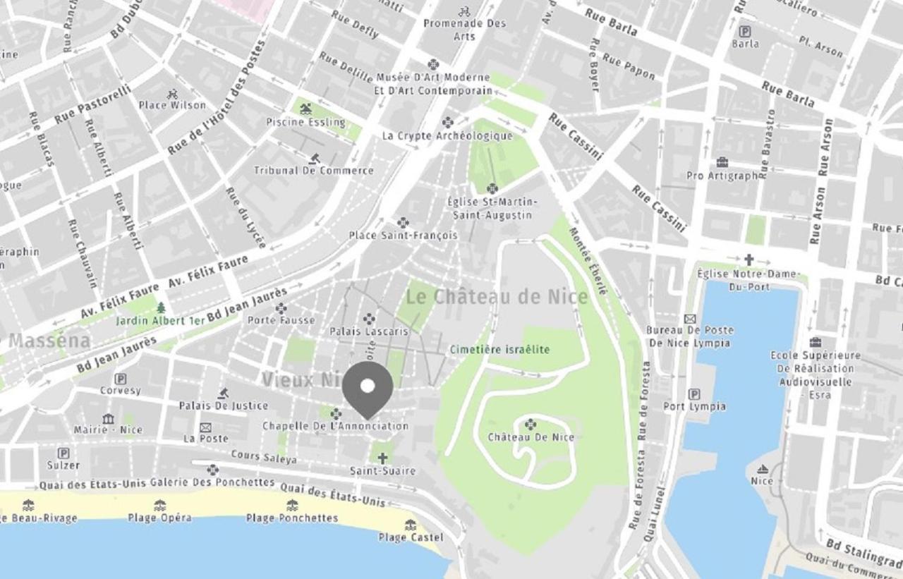 Aparthotel Riviera - Loft Gilly 1 - Old Town - 100 M Plage De La Promenade Des Anglais - Superbe Grand Studio Ac Ница Екстериор снимка